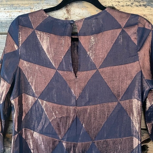 Mike Gonzalez Silk Geometric Dress - Picture 4 of 9